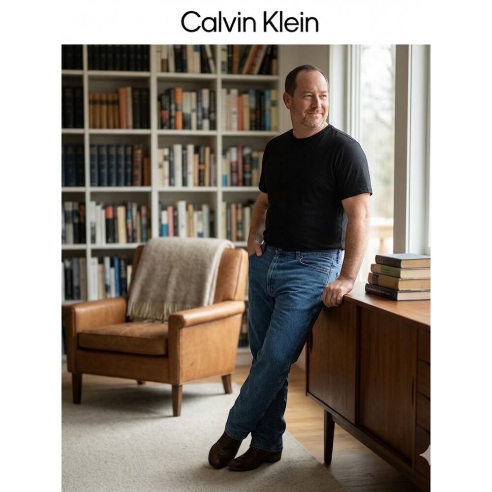 Calvin Klein Men’s Bootcut Jeans 38/34